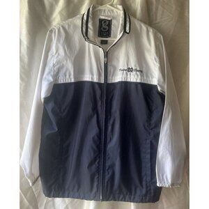 Notre Dame Fighting Irish Blue White Windbreaker Jacket Gear For‎ Sports Womens